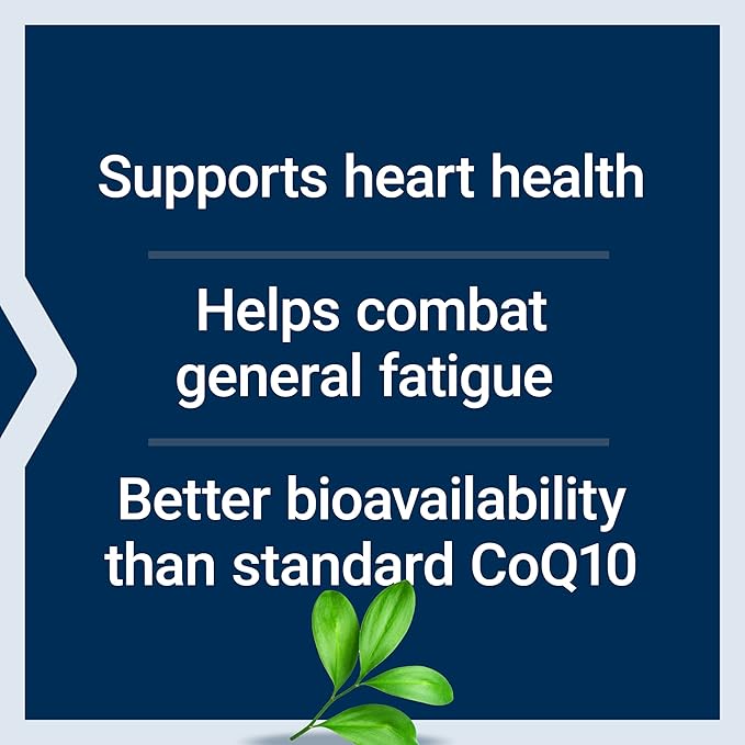 Life Extension Super Ubiquinol CoQ10 with Enhanced Mitochondrial Support, Heart Health Supplement, Maximum Absorption, 50 mg, Non-GMO, Gluten-Free, 100 softgels