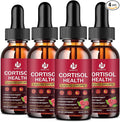 (4 Pack) Cortisol Liquid Drops for Women - Balanced Cortisol, Hormone Balance Support, Cortisol Supplements for Women with Magnesium Complex, Rhodiola Rosea, Ashwagandha, Sugar-Free, 1 Fl Oz