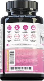 Vitauthority Multivitamin for Women Women’s Daily Multi-Vitamin Supplement with DIM, Iodine, Ashwagandha Supports Youthful Complexion, Healthy Cortisol and Estrogen Balance 30 Day Supply