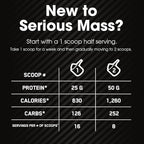 Optimum Nutrition Serious Mass, Weight Gainer Protein Powder, Mass Gainer, Vitamin C and Zinc for Immune Support, Creatine, Chocolate, 6 Pound (Packaging May Vary)