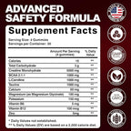 Creatine Monohydrate Gummies for Men & Women, 8500MG Creatine Gummies Sugar Free Strawberry Flavored with L-Taurine, BCAA 2:1, B12 B6 for Boost Strength, Focus & Endurance, Vegan, Non-GMO, 120pcs