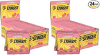 Honey Stinger Organic Pink Lemonade Energy Chew, Gluten Free & Caffeine Free, for Exercise, Running and Performance, Sports Nutrition for Home & Gym, Pre and Mid Workout, 24 Pack, 21.6 Ounce