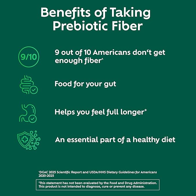 Benefiber On The Go Prebiotic Fiber Supplement Powder for Digestive Health, Daily Fiber Powder, Unflavored Powder Stick Packs - 36 Sticks (Pack of 2)