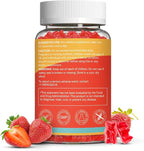 Vitamin D3 5000 IU 125mcg Gummies - Vitamin D Gummies for Adults, Support Immune, Bone, Muscle Health - Non-GMO, Gluten-Free, Dairy-Free, No Gelatin, 60 Count, Strawberry Flavor