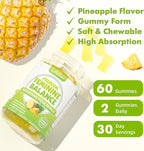 softbear Premium Feminine Balance Gummies for Women, Pineapple PH Balance Gummies for Women's Healthy Odor, Flora, Vaginal, Immune Support, Vegan, Gluten-Free, 60 Gummies