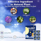 Sleep Patches for Adults Extra Strength, Sleep Patch with Melatonin & Valerian, All-Natural Deep Sleep Support Patches for Women & Men