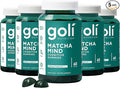 Goli Matcha Mind Gummies - 5 Pack - Green Tea Leaves Powder with Cognizin for Focus, Attention and Brain Health, Vegan, Non-GMO, Gluten-Free & Gelatin Free - 300 Count