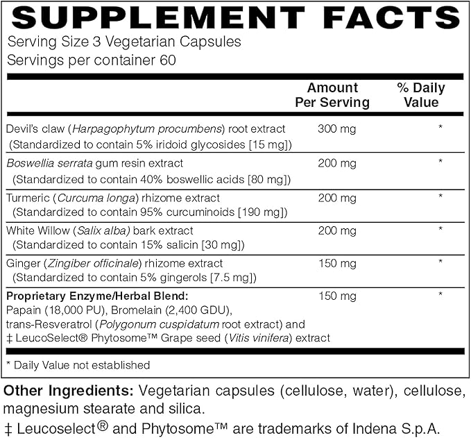 Holly Hill Health Foods, Inflammove (Healthy Joint & Mobility Support*), 180 Vegan Capsules