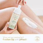 Honestly pHresh Foaming Feminine Wash for Women – pH Balanced Natural Intimate Cleanser with Prebiotics & Probiotics. Vegan, Sensitive Skin Safe. Made In USA - Rose & Bergamot Scent, 5 oz