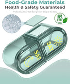 Pillex Pill Organizer 2 Times a Day, AM PM Pill Box 7 Day, Weekly Medicine Organizer with Large Capacity, Travel Pill Case for Medication, Vitamins, Fish Oils, Supplements (Easy to Use, Portable)