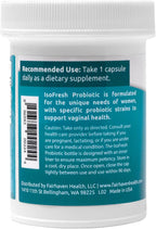 Fairhaven Health IsoFresh Vaginal Probiotics for Women | Supports Healthy pH Balance for Women and Vaginal Odor* | One Per Day | Lactobacillus Blend | Gluten Free Supplement | 30 Capsules