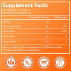 Fiber Gummies for Women and Men – Dietary Fiber, Gut Health Support, Vegan, Non-GMO, Non-Gluten, Mixed Berry & Strawberry Flavors, 60 Count