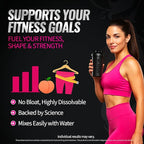 Creatine for Women – Supplement with Collagen & BCAA – Supports Muscle Development, Post-Workout Recovery, Skin Elasticity, Healthy Hair & Nail (30 Servings (1 Pack), Raspberry Pomegranate)