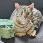 Petz Park Probiotics for Cats 60 Scoops, Cat Probiotic Powder for Hairball and Digestive Support, Gut Health Supplement for Cats and Kittens, Cat Food Topper Made in Australia