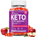 Keto ACV Gummies, Organic Apple Cider Vinegar Gummies Sugar Free: Apple Cider Vinegar with Mother, Vitamin B12 & B6, Gut Health, Metabolism, Gluten Free & Vegan, Beet Root - 60 Count
