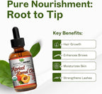 Pure Carrier and Essential Oils for Skin Care, Hair, Body Moisturizer for Face-Anti Aging Skin Care (Apricot Oil, 4oz)