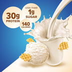 Pure Protein Vanilla Protein Shake,30g Complete-Protein,Vitamins A,C,D,and E plus Zinc to Support Immune Health,Ready to Drink and Keto-Friendly,11oz Bottles,(Pack of 24)