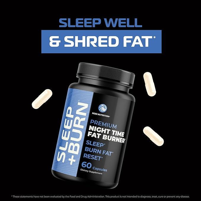 Night Time Fat Burner to Shred While You Sleep | Belly Fat Burner, Carb Blocker & Weight Loss Support Supplements | Lose Weight, Support Metabolism & Fall Asleep Fast | 60 Nighttime Diet Pills