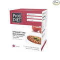 ProtiDIET High Protein Spaghettini Bolognese with Soy Chunks Sauce Mix, Low Fat, Low Sugar, Quick and Easy-to-Prepare Microwavable Protein Pasta to Support an Active Lifestyle -7 Pouches Per Box