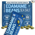 Rel Snacks Sea Salt Roasted Edamame Beans – High Protein, Low Carb Snack (11g Protein) – Keto, Vegan, Non-GMO – Made with Avocado Oil – 10 Pack, 0.9 oz