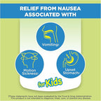 from The Makers of Dramamine, Advanced Herbals Kids Gummies, for Nausea Relief & Motion Sickness During Travel, Strawberry & Ginger Flavor, 20 Count