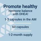 Life Extension DHEA 50 mg – Hormone Balance Supplement, Memory, Muscle Mass and Bone Density Support, Healthy Sex Drive, Gluten-Free, Non-GMO, 60 Capsules (Pack of 2)