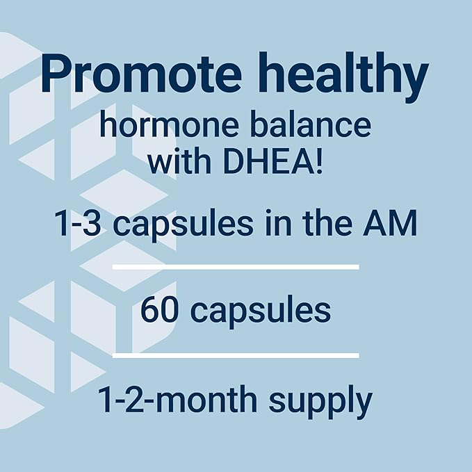 Life Extension DHEA 50 mg – Hormone Balance Supplement, Memory, Muscle Mass and Bone Density Support, Healthy Sex Drive, Gluten-Free, Non-GMO, 60 Capsules (Pack of 2)