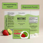 NaturalSlim MagicMag Magnesium Citrate Powder Drink for Relaxation, Stress, Constipation, Better Rest & Digestive Health, Magnesium Supplement for Women and Men, Strawberry & Lime Flavored 8oz