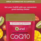 Qunol CoQ10 200mg Soft Chews,Extra Strength & Ultra High Absorption Coenzyme Q10 Supplement,#1 Cardiologist Recommended Supplement for Heart Health,90 Count (Pack of 2)