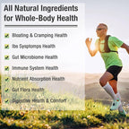 Ascuoli Probiotics for Women & Men - 300 Billion CFU, 24 Strains Probiotics + 15 Organic Herbs Blend, Daily Probiotic for Digestive Health, Immune, Gut, Bloating - 60 Capsule
