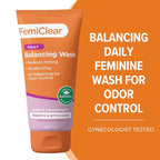 FemiClear Soothing Daily Feminine Wash - Feminine Care Wash for Itching & Irritated Skin, Feminine Hygiene Products, Essentials for Vaginal Health, PH Balance for Women (6FL oz)
