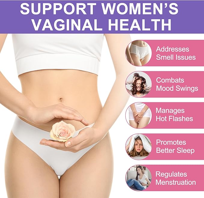 Vaginal Probiotics for Women, PH Balance Gummies, Probiotics for Women Vaginigal Health, Support Healthy Odor, Yeast Balance & Flora, Vaginal Health Supplement - 60 Pineapple Gummies