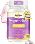 Pregnenolone with Ashwagandha for Women, Pregnenolone 100mg (2 Tablets) or 50mg (1 Tablet) Dose, 8-in-1 Formula with DHEA, Black Cohosh, Dual-Dosing, Vegan, Gluten Free, 30 Chewable Tablets