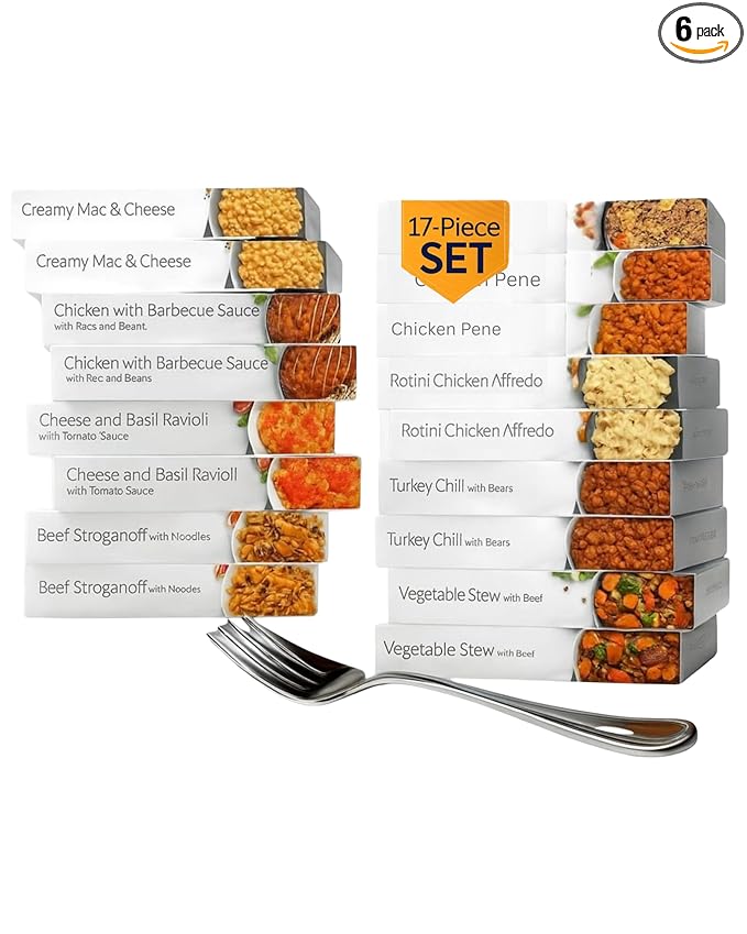 HMR Variety Entrée Packs |Pre-packaged Lunch or Dinner to Support Weight Loss| Ready to Eat Meals |10-20 grams of Protein per Entrée | Low Calorie Food | 7-8oz Servings per Meal (8 Ounce (Pack of 17))