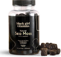 Black Girl Vitamins - Irish Sea Moss Gummies - SeaMoss + Bladderwrack & Burdock - 92 Minerals for Thyroid, Metabolism, and Immunity - Vegan, Gluten-Free, Halal (Mixed Berry, 30 Day Supply)