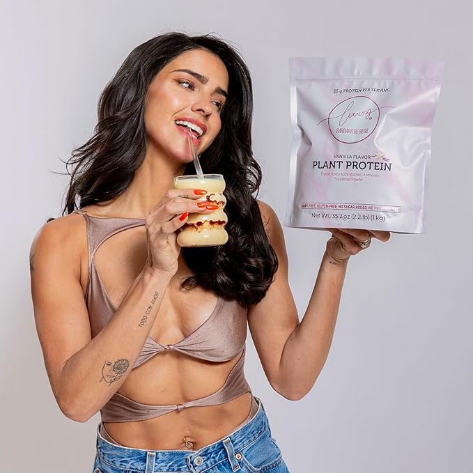 Loving it by Barbara de regil Plant Based Protein Vainilla Flavor 26 Servings 2.2 lb