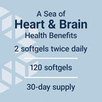Life Extension Super Omega-3 EPA/DHA Fish Oil,Sesame Lignans & Olive Extract – Cognitive Health,Cholesterol Health Support,Gluten-Free,Non-GMO,120 Softgels,(Pack of 2)