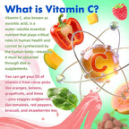 MEENCCD 2 Pack Vitamin C Gummies for Adults, Chewable Vitamin C Gummies with Zinc for Antioxidant Support, Vegan, Non-GMO, Sugar-Free, Raspberry Flavor, 120 Count