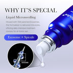medicube Exosome Shot Zero 2,000 PPM Spicule Facial Serum | Liquid Skin Booster Serum | Exosome, AHA+BHA+PHA | Pore Care, Dead Skin Cells, Skin Texture | Korean Skincare, 1.01 fl.oz