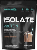 PEScience Isolate Whey Protein Powder, Gourmet Chocolate, 5 Servings, 100% Whey Protein Isolate, Low Carb, Fast Absorbing Post Workout Shake for Men and Women