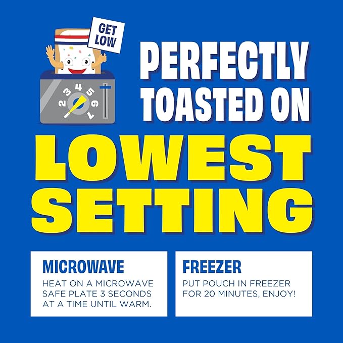 Pop-Tarts Protein Toaster Pastries, 10g Protein, Boostin' Brown Sugar Cinnamon (96 Pop-Tarts)