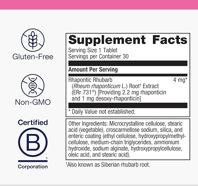 Metagenics HerWellness Estrovera - Hormone-Free Plant-Based Supplement - Supports Menopause & Perimenopause Relief - Hot Flashes, Night Sweats, Multi-Symptom Support - Vegetarian, Non-GMO - 30 Tablets