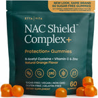 Sugar-Free NAC Gummies (Immune Support Complex) N-Acetyl Cysteine, Vitamin C & Zinc - Supports Respiratory Health, Liver Detox & Cleanse, Kidney Function, NAC Supplement for Kids and Adults - Vegan