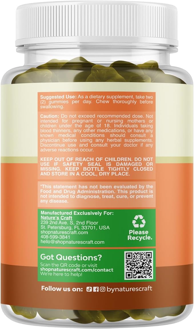 Vegan Thyroid Support Gummies with Sea Moss - Thyroid Support Gummies for Comprehensive Support for Men and Women with Iodine Selenium and Other Potent Vitamins - Gelatin-Free Non-GMO - 90 Count