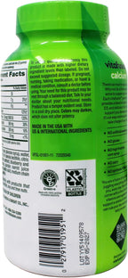 Vitafusion Gummies Calcium with Vitamin D3, 100 Count, Pack of 2