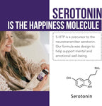 Organic 5-HTP - 200 mg | 99% 5HTP Concentration, Plus Cofactor Vitamin B6 & Lion’s Mane | Water Extracted from Organic Griffonia Seeds | Supports Mood, Cognition & Sleep (60 Capsules | 30 Servings)