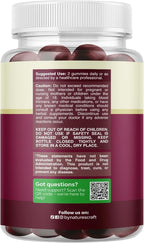 Flow Boosting Beet Root Gummies - Invigorating Beet Gummies for Adults Nitric Oxide Energy & Heart Health Support with Grapeseed Pomegranate & Vitamin B12 - Vegan Non-GMO & Gluten Free - 60 Count