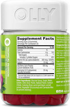 OLLY Daily Energy Gummy, Caffeine Free, Vitamin B12, CoQ10, Goji Berry, Adult Chewable Supplement, Tropical Flavor - 60 Count