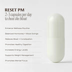 Paulina FITNESS Reset Overnight Digestive Aid, Bloating Relief, & Gut Health Supplement | Natural Detox & Digestive Cleanse to Support Weight Management and Relieve Constipation | 90 Capsules