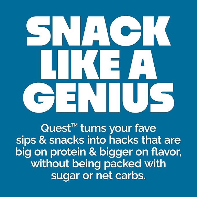 Quest Nutrition Cinnamon Brown Butter Protein Cookie, 15g Protein, 1g Sugar, 2g Net Carbs, Keto Friendly, High Protein, Low Carb; 12 Count